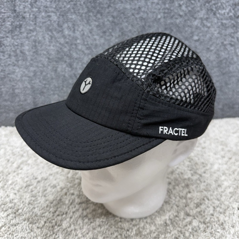 Fractel Running Hat Cap unisex adjustable Black